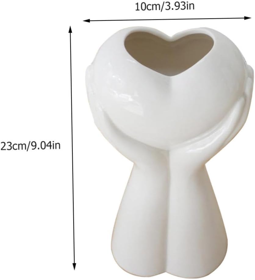 MERRYHAPY Ceramic Vase for Dried Flowers Nordic Style Home Decor