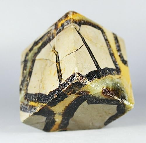 Polished Dragon Septarian Cube Reiki Stone 330G Display