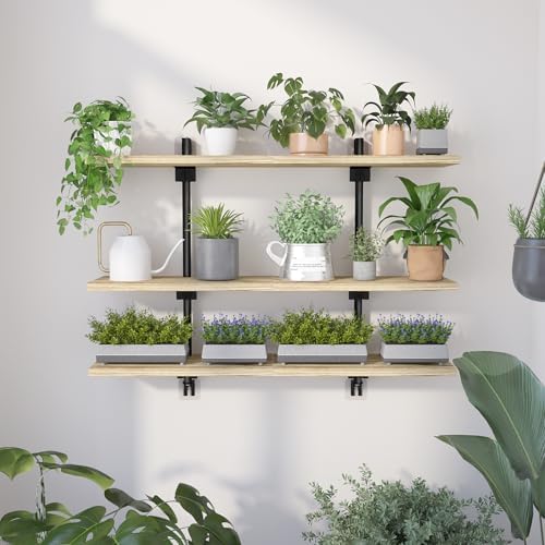 WXCGX Adjustable Height Floating Shelves for Bathroom Wall