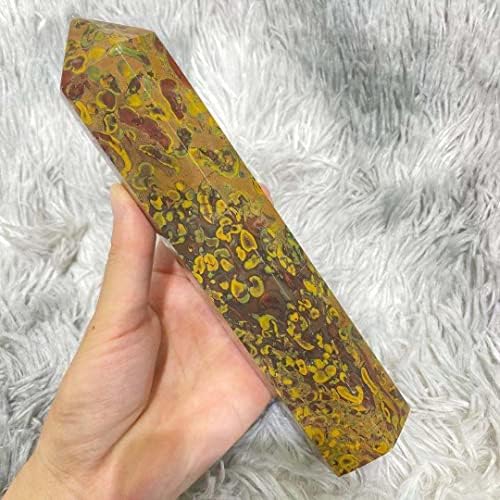 KemneT Natural Crystal Quartz Obelisk for Room Decoration