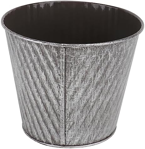 Happyyami Retro Iron Flower Bucket for Dried Flowers and Home Decor