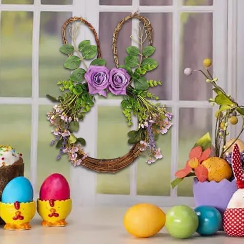 157inch Bunny Head Shaped Grapevine Wreath