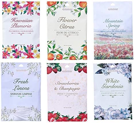 12 Scented Fragrance Sachet Pouch for Wardrobe and Home