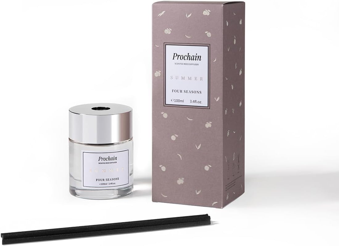 Four Seasons Reed Diffuser Set 34 Fl Oz Scented Diffusers for Home Office Bathroom with Sticks