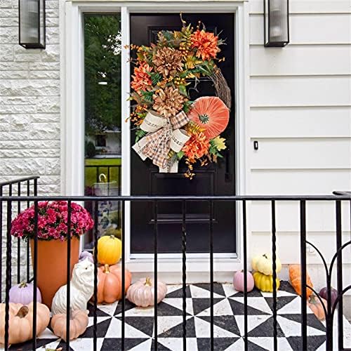 Autumn Door Wreath Rustic Grapevine Home Decor