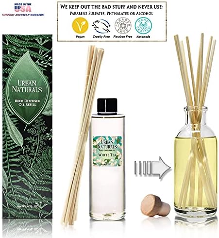 Urban Naturals White Tea Scented Oil Diffuser Refill 4 oz