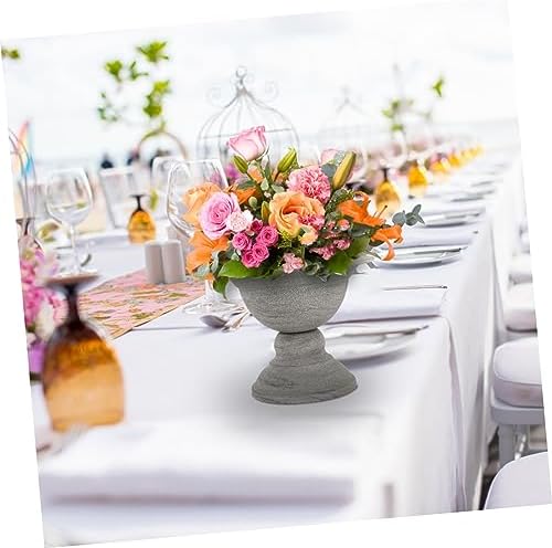 BESPORTBLE Vintage Metal Flower Vase for Home Decor