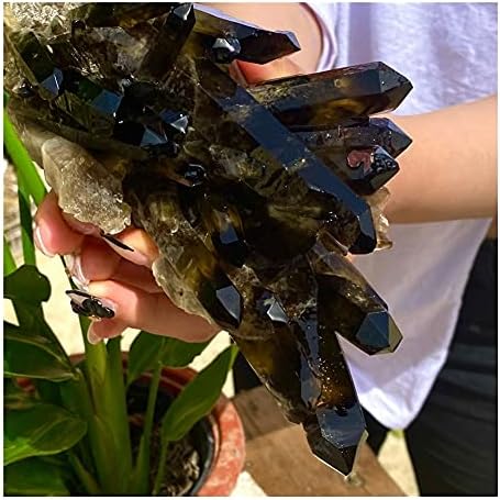 Natural Black Crystal Cluster Home Decor Stone Sample