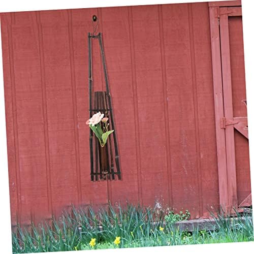 Chinese Style Wall Flower Vase Vintage Ceramic Decor