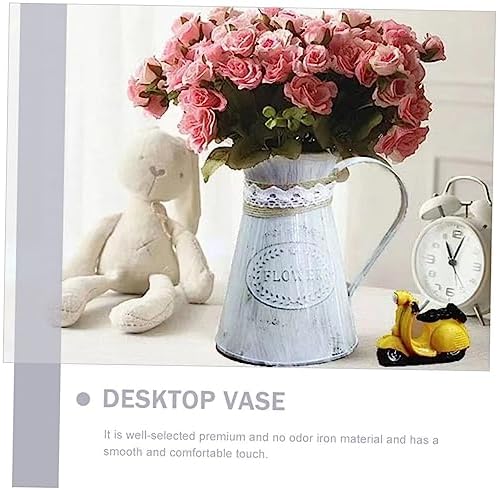 Vintage Floral Vase for Rustic Decor