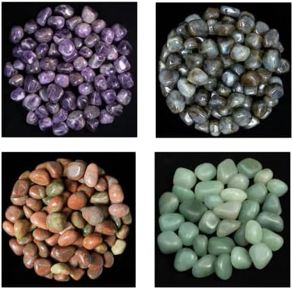 ZAICUS Tumbled Stones Set for Home Decor Jewelry
