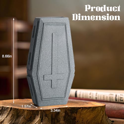 Gothic Coffin Vase for Flowers and Plants