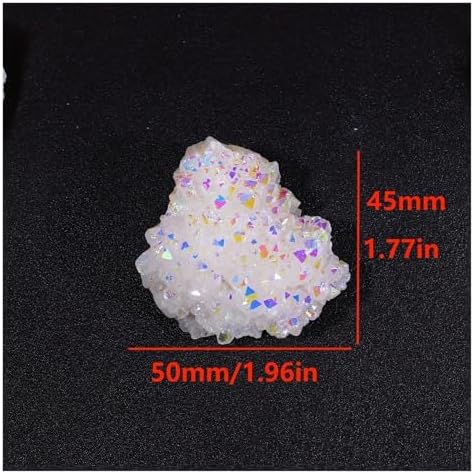 White Angel Aura Quartz Cluster Home Decor 1