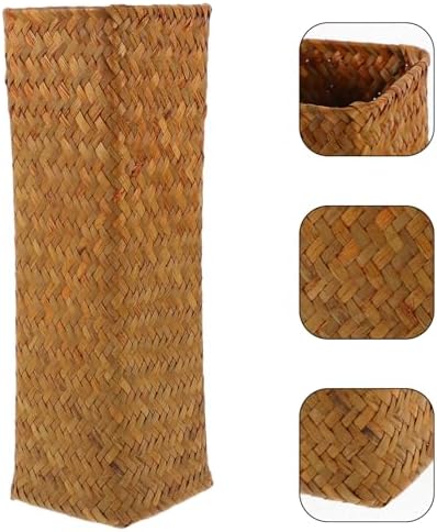 Alipis Natural Seaweed Wicker Vase Tall Plant Holder