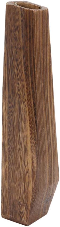 Wakauto Rustic Tall Oblong Wooden Vase