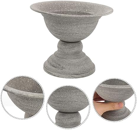 UPKOCH Vintage Metal Flowerpot for Dried Flowers Decorative Vase for Home Decor and Weddings