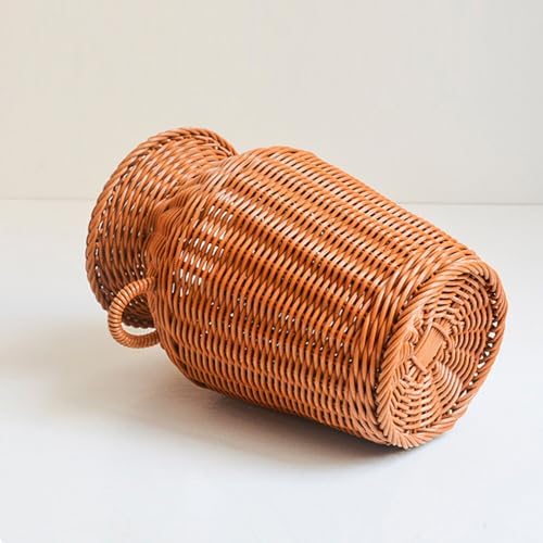 Generic Wicker Vase Rattan Woven Decorative Basket