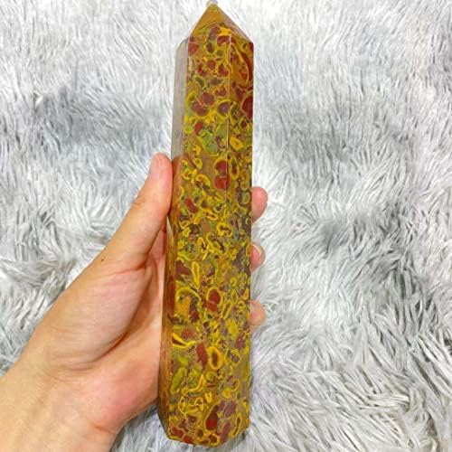 KemneT Natural Crystal Quartz Obelisk for Room Decoration