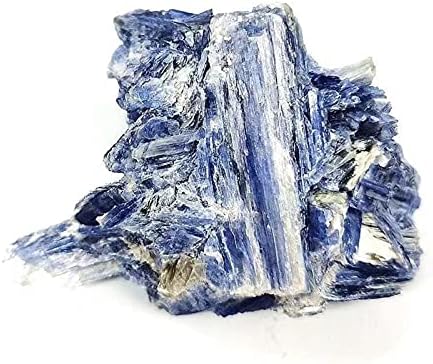 FIDEMM Natural Cyanite Quartz Crystal Cluster Rough Stone for Decoration