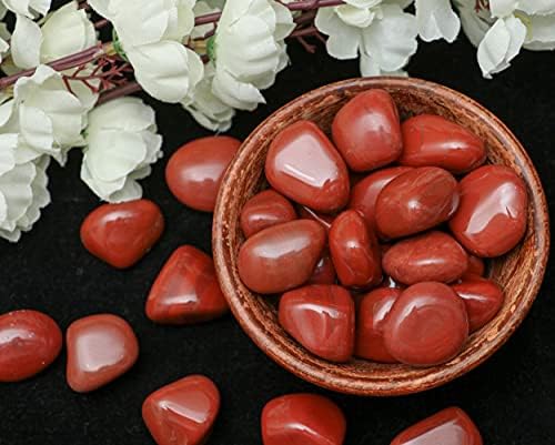 Green Jade Rainbow Moonstone Black Tourmaline Red Jasper Tumbled Stones