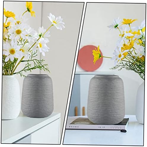 Alipis Nordic Threaded Ceramic Vase for Home Decor