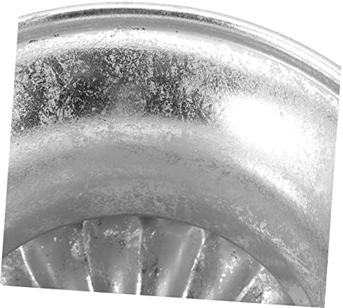 Vintage Silver Flower Vase for Home and Office Decor