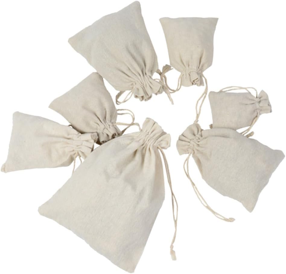 4pcs Drawstring Sachets for Tea and Lavender Storage