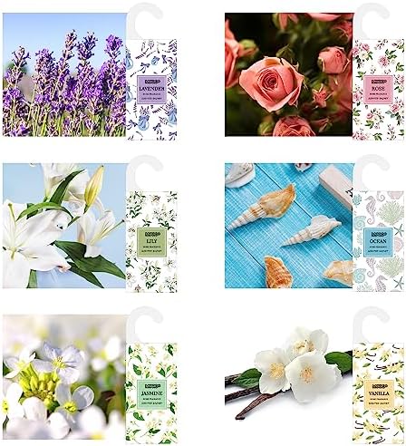 MYARO Scented Sachets 12 Pack Drawer Closet Air Freshener