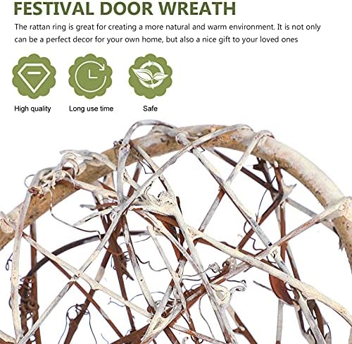 NUOBESTY Heart Shaped Wreath DIY Craft Project