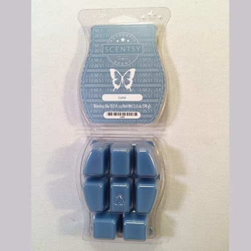 Scentsy Luna Wickless Candle Tart Warmer Wax 32 Oz Bar 3-Pack White
