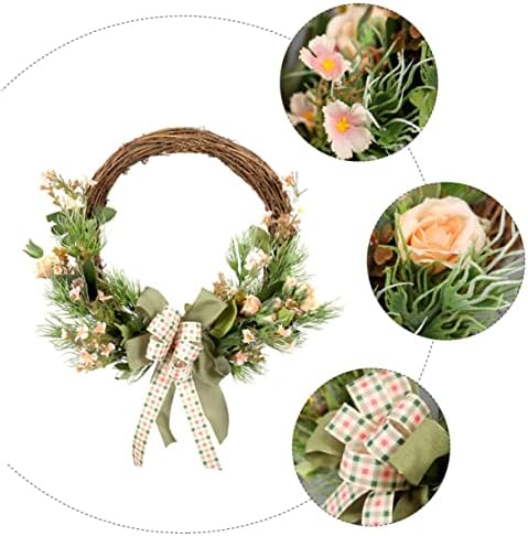 PRETYZOOM Realistic Artificial Wreath for Home Decor and Celebrations