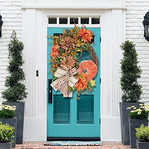Autumn Door Wreath Rustic Grapevine Home Decor