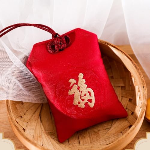2pc Red Portable Lucky Bag Fragrant Sachets Minimalist Exquisite