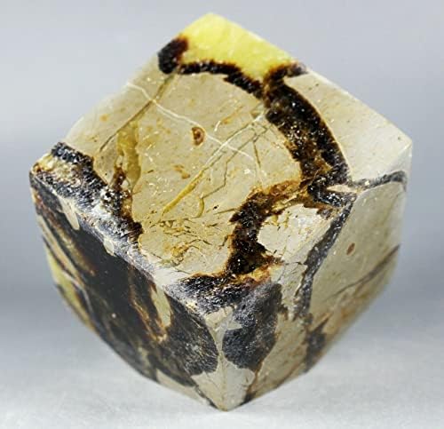Polished Dragon Septarian Cube Reiki Stone 430G