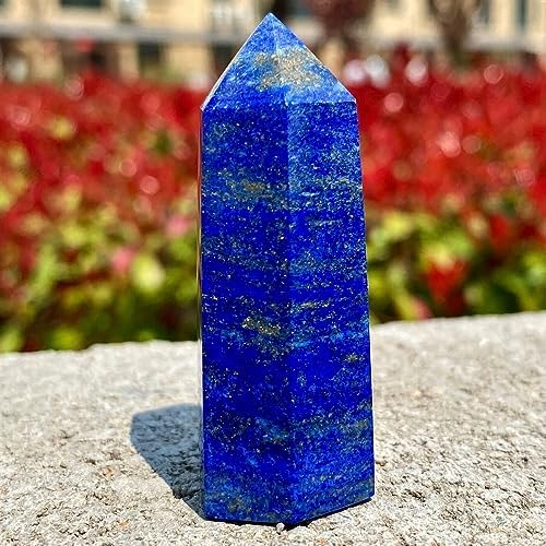 KatLin Lapis Lazuli Quartz Crystal Healing Wand Obelisk