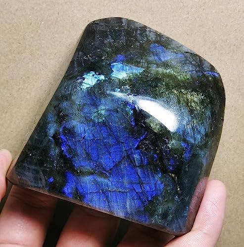 Polished Blue Flash Labradorite Reiki Stone L9535