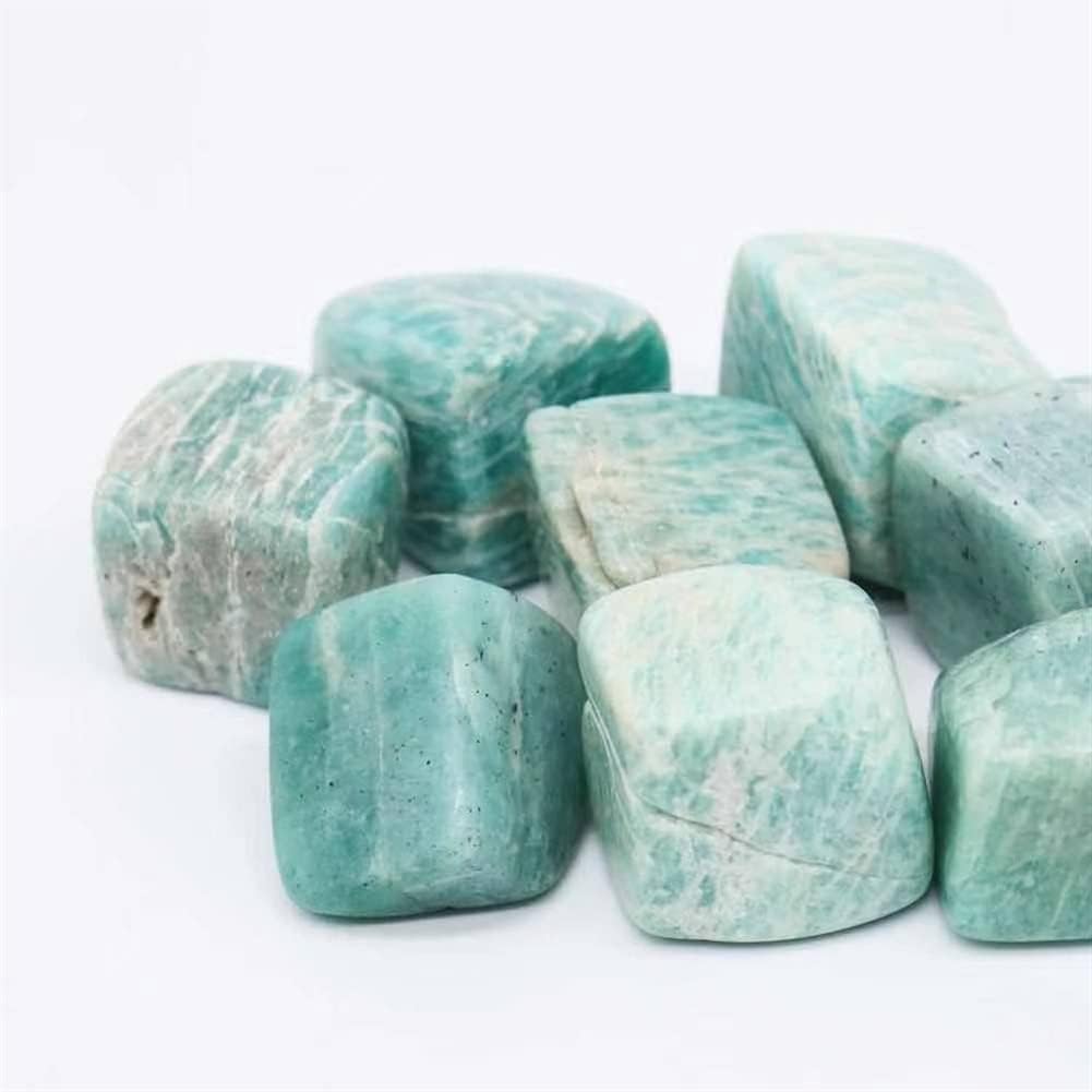 Fangyid Specimen 18mm-22mm Amazonite Tumble Stones 7pc Gift Ornament
