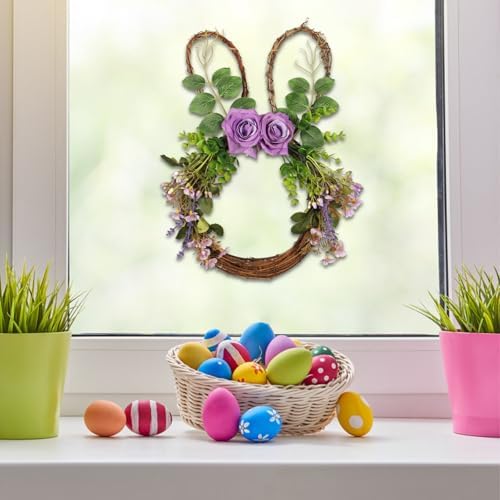 157inch Bunny Head Shaped Grapevine Wreath