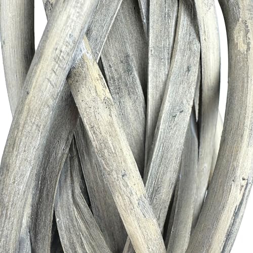18 Inch Gray Rattan Wreath Ready to Decorate