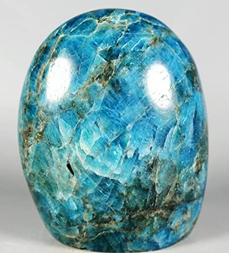Blue Apatite Crystal Stone - 57 Lb Madagascar Standup Display