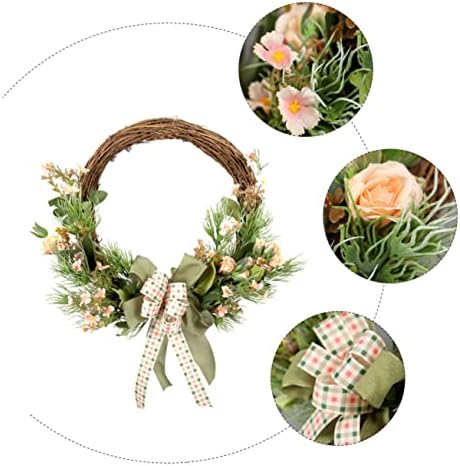 1pc Lifelike Artificial Wreath for Front Door Decor