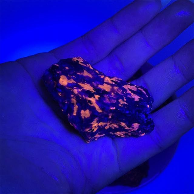 Natural Healing Gemstone Rough Raw Crystal Stones Yooperilite by Ultra Violet Light 1000g
