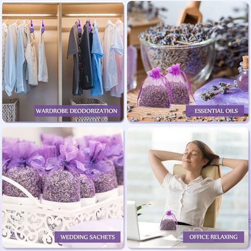 Treela Dried Lavender Buds Fragrant for DIY Crafts and Home Sachets 4 lb