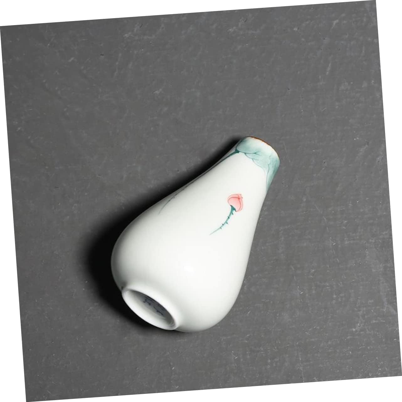 Simple Lotus Ceramic Vase for Home Decor and Flower Arrangement