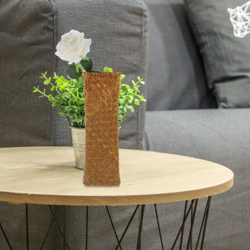 Alipis Natural Seaweed Wicker Vase Tall Plant Holder