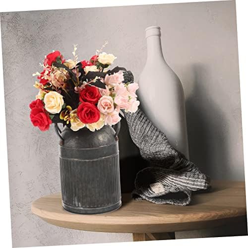 Vintage Flower Bucket Planter Handle for Indoor Outdoor Use