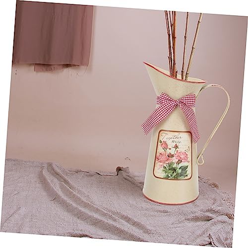 Balacoo Vintage Flower Bucket Rustic Decorative Vase