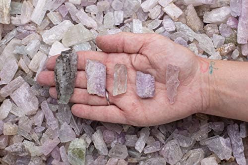 Fantasia Natural Kunzite Stones 5 lbs from Pakistan