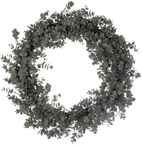 Vickerman 30 Inch Artificial Green Eucalyptus Wreath
