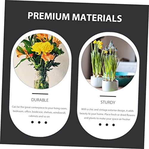 Vintage Flower Bucket Planter Pot Rustic Decorative Vase for Balcony